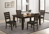 Dalila  Rectangular Dining Table Set Cappuccino