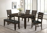 Dalila  Rectangular Dining Table Set Cappuccino