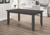 Dalila Rectangular 66-inch Wood Dining Table Cappuccino