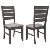 Dalila Wood Dining Side Chair Cappuccino (Set of 2)