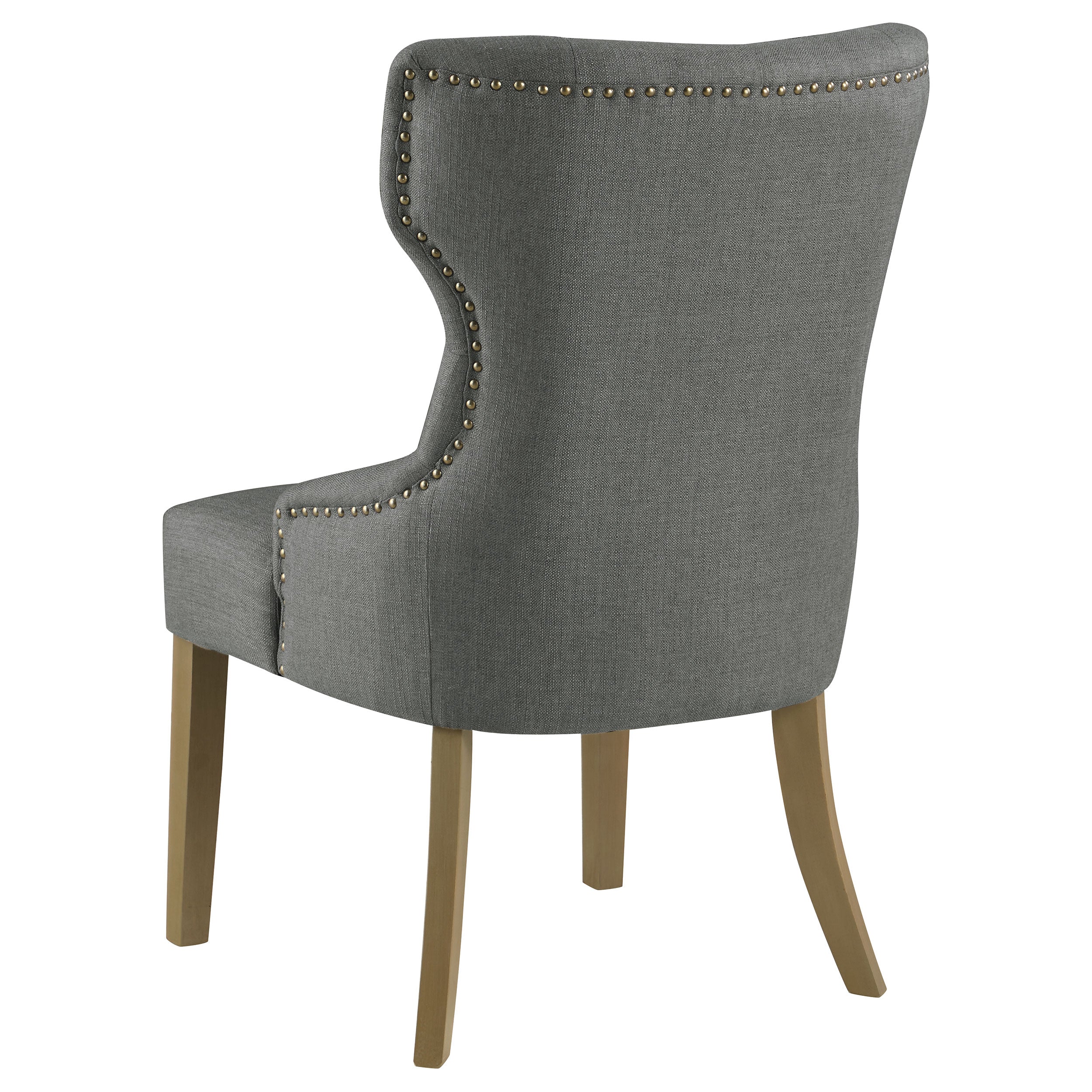 Baney Fabric Upholstered Dining Side Chair Beige and Black