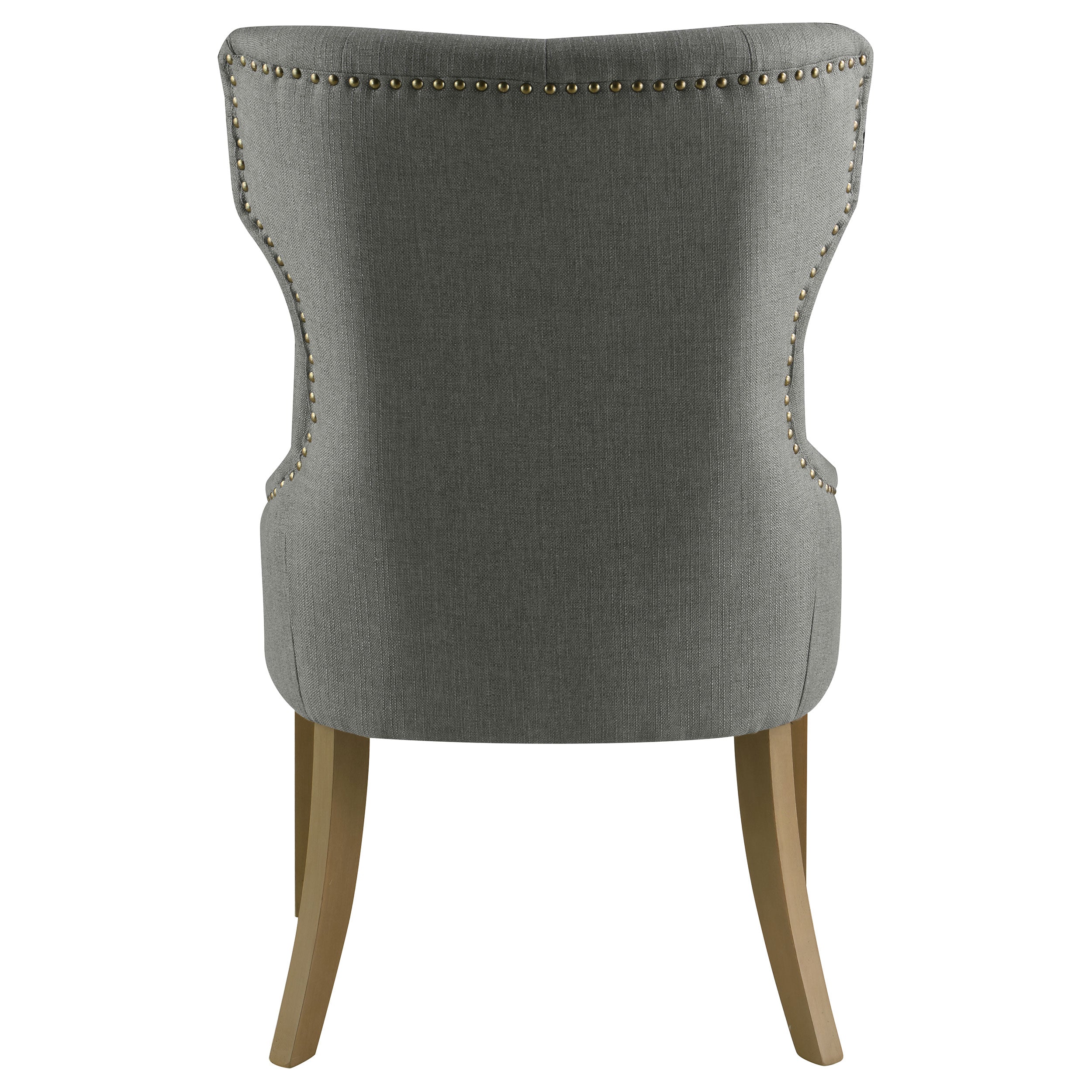 Baney Fabric Upholstered Dining Side Chair Beige and Black