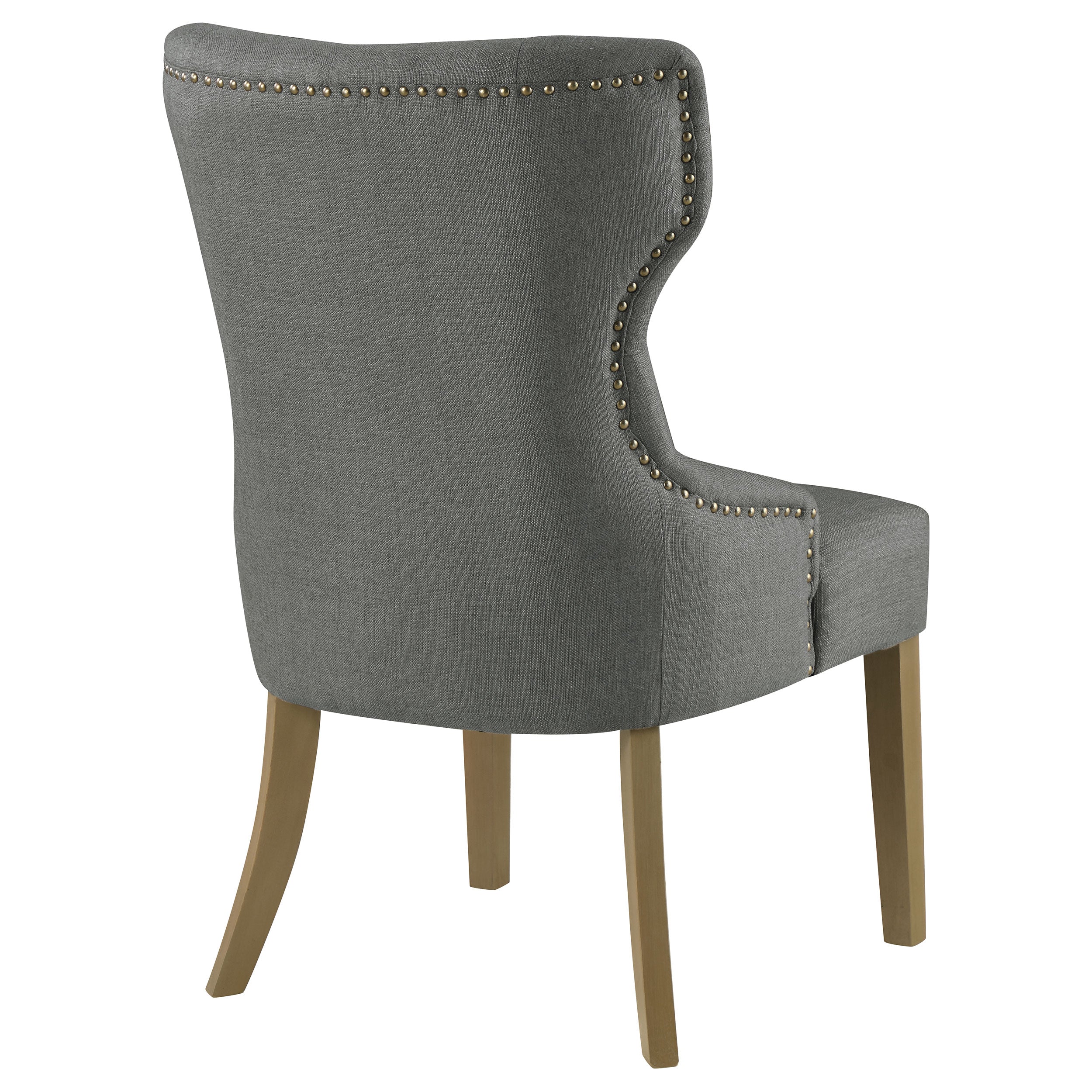 Baney Fabric Upholstered Dining Side Chair Beige and Black