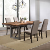 Spring Creek  Rectangular Dining Table Set Chocolate