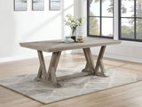 Cornelia Rectangular 82-inch Dining Table Coastal Grey
