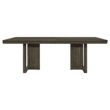 Kelly Rectangular 87-inch Wood Dining Table Dark Grey