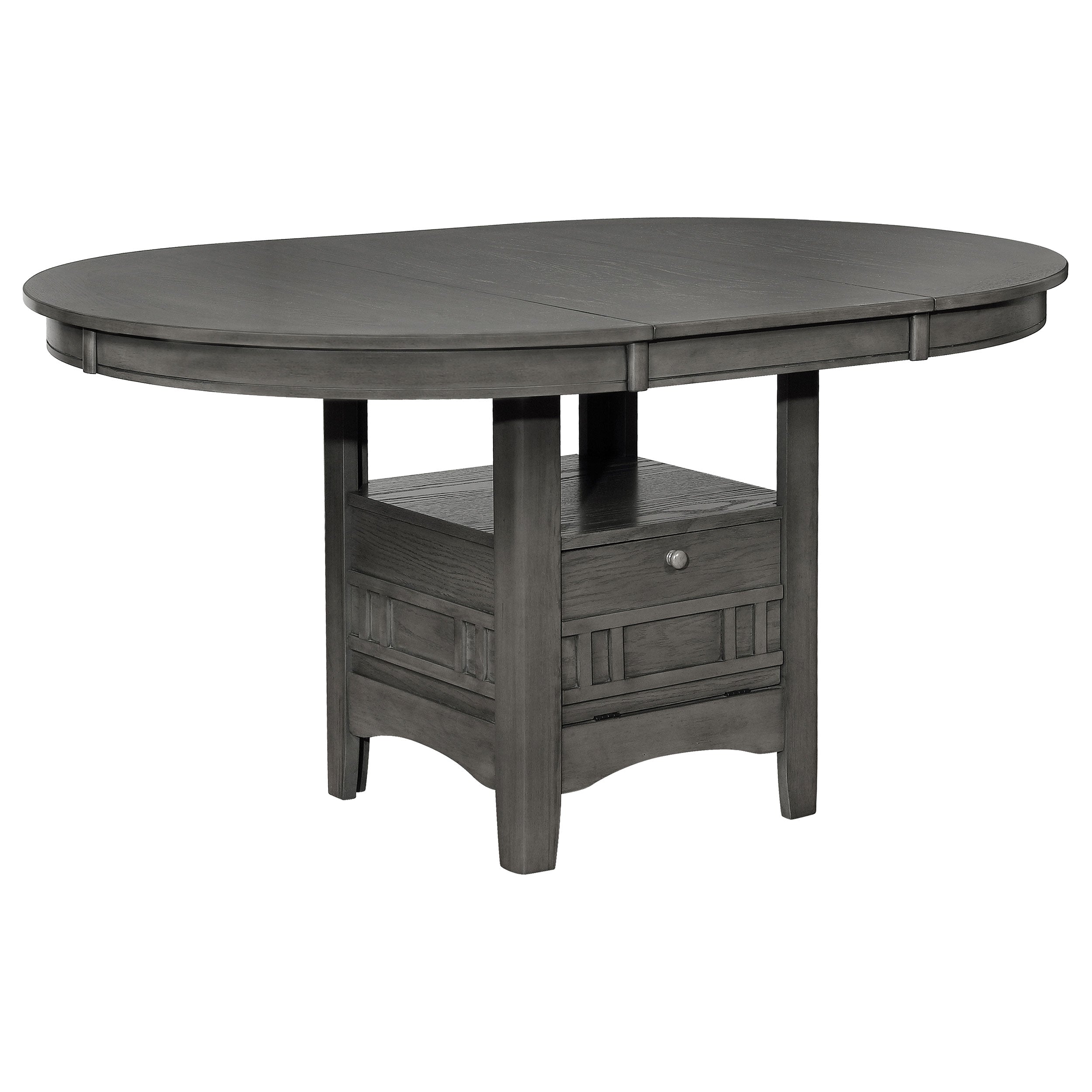 Lavon  Oval Counter Height Dining Set Light Chestnut