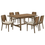 Crestmore  Rectangular Dining Table Set Walnut