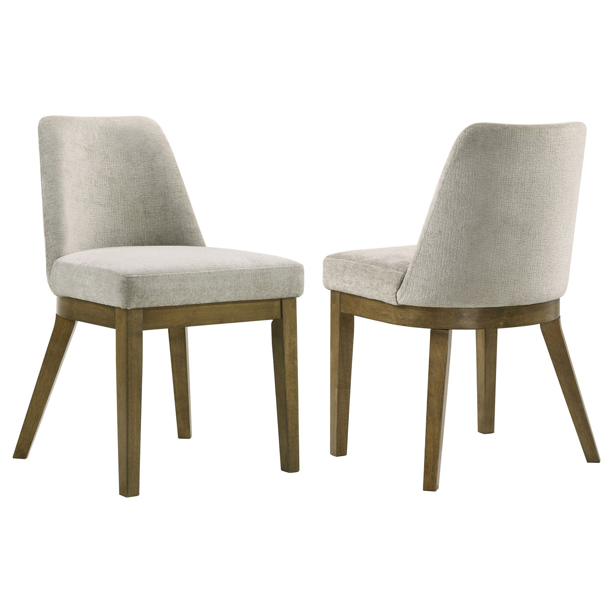 Castlewood Upholstered Side Chair Light Tan (Set of 2)