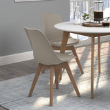 Caballo Polypropylene Dining Side Chair Grey (Set of 2)