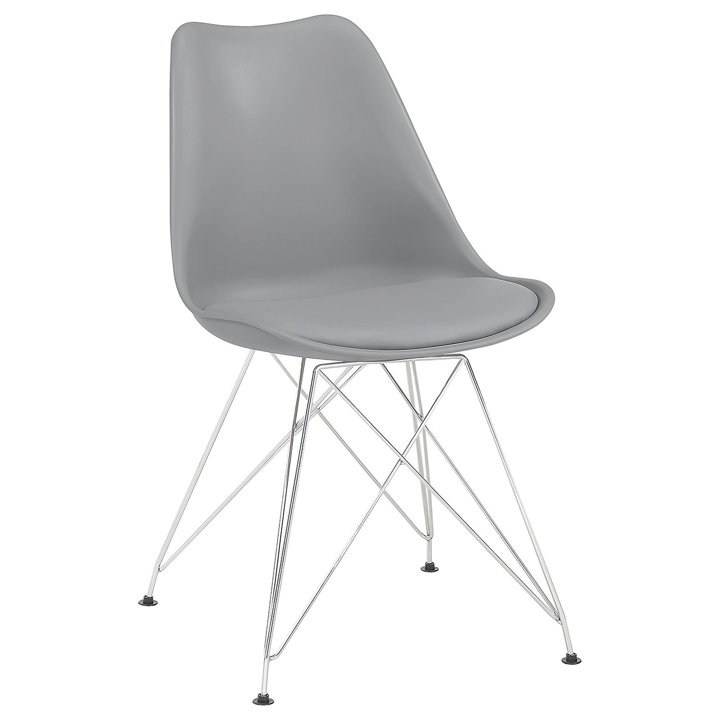 Juniper Polypropylene Dining Side Chair Black (Set of 2)