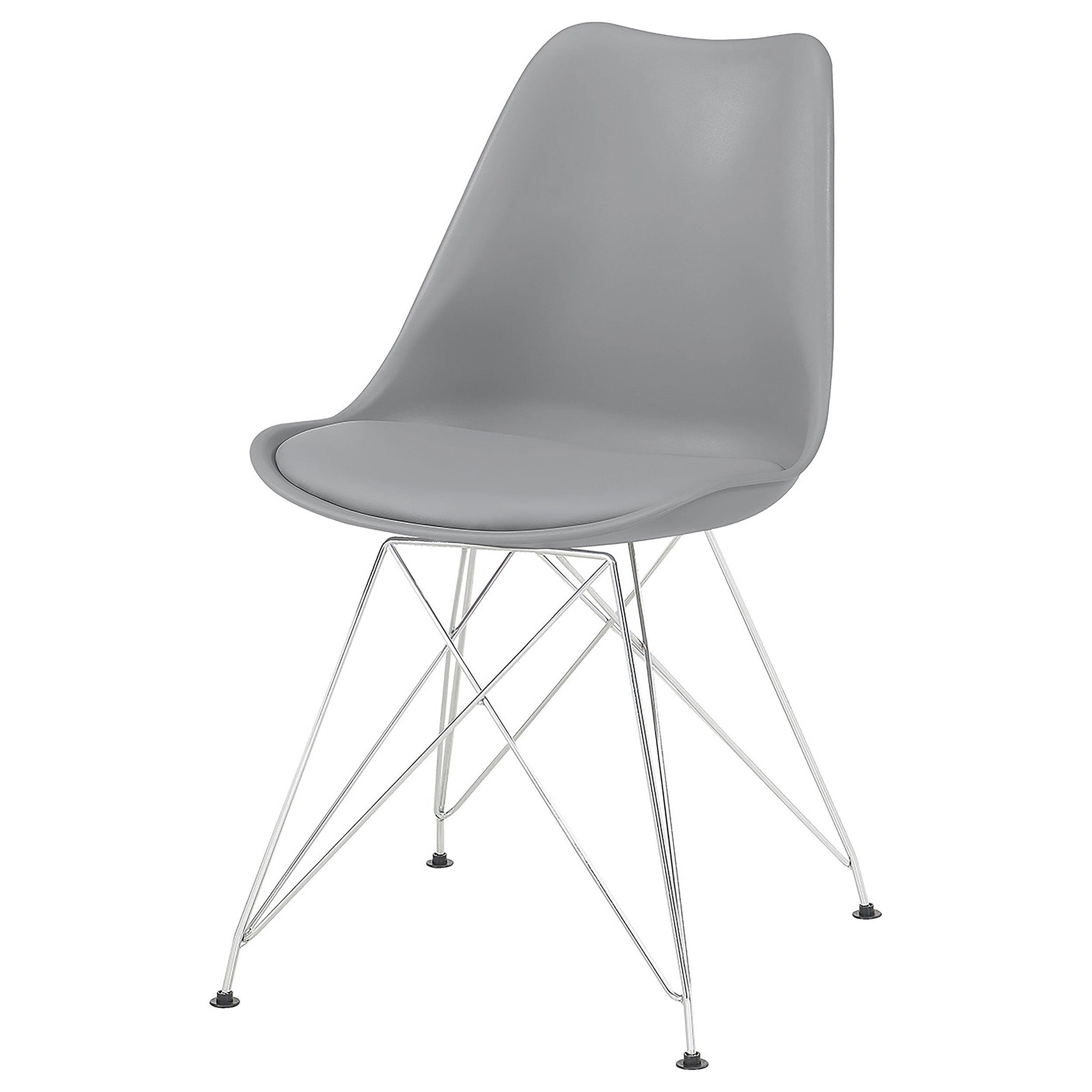 Juniper Polypropylene Dining Side Chair Black (Set of 2)