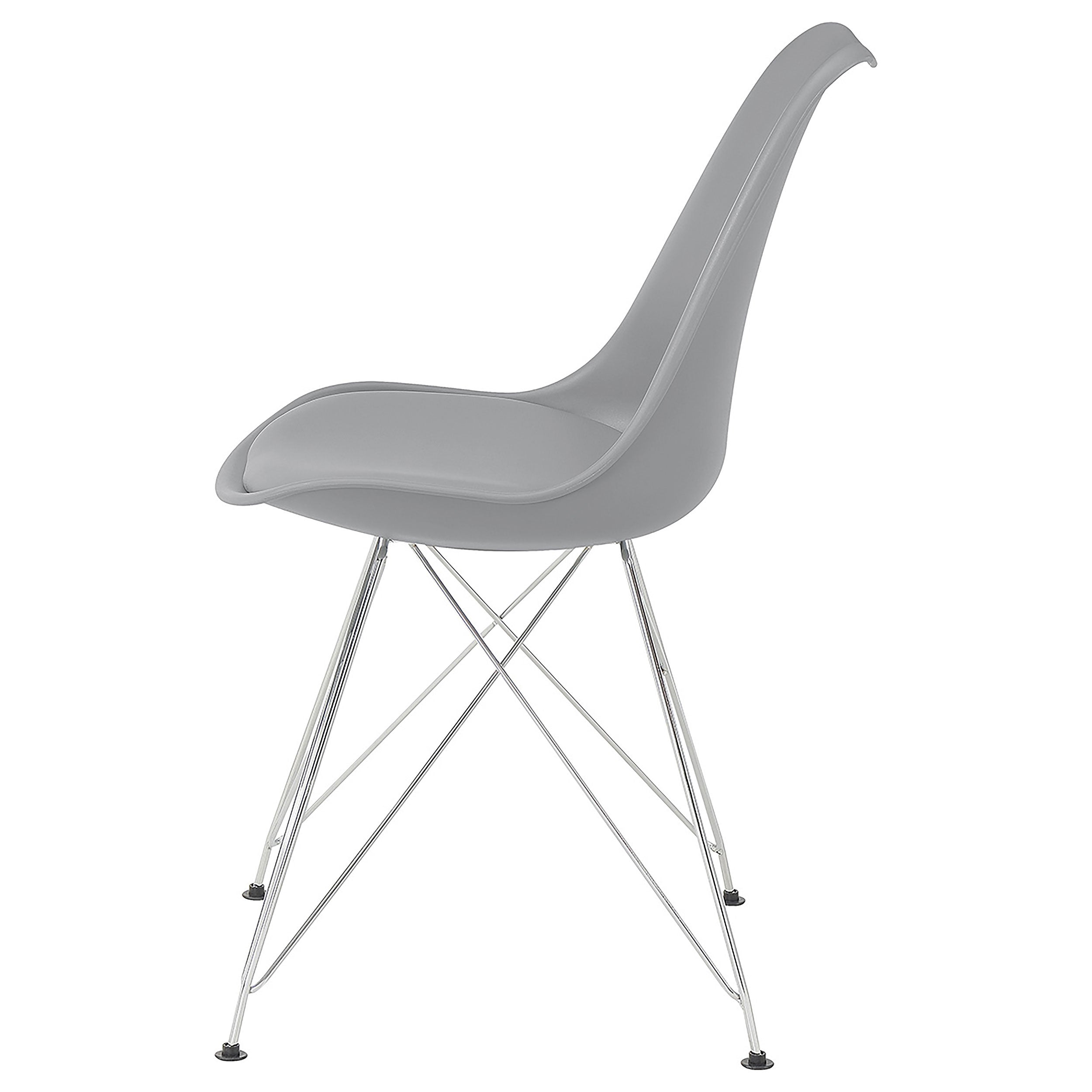 Juniper Polypropylene Dining Side Chair Black (Set of 2)