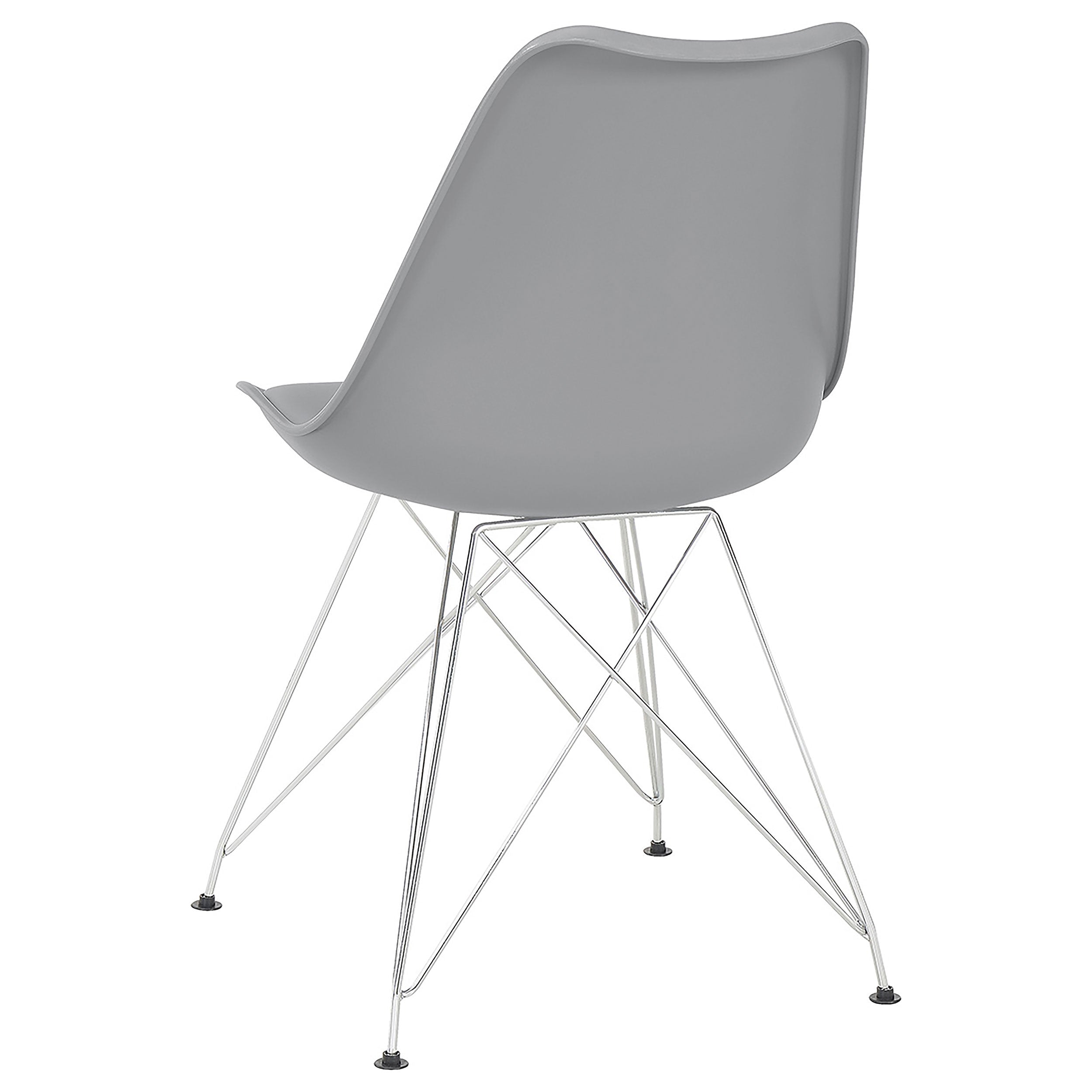 Juniper Polypropylene Dining Side Chair Black (Set of 2)