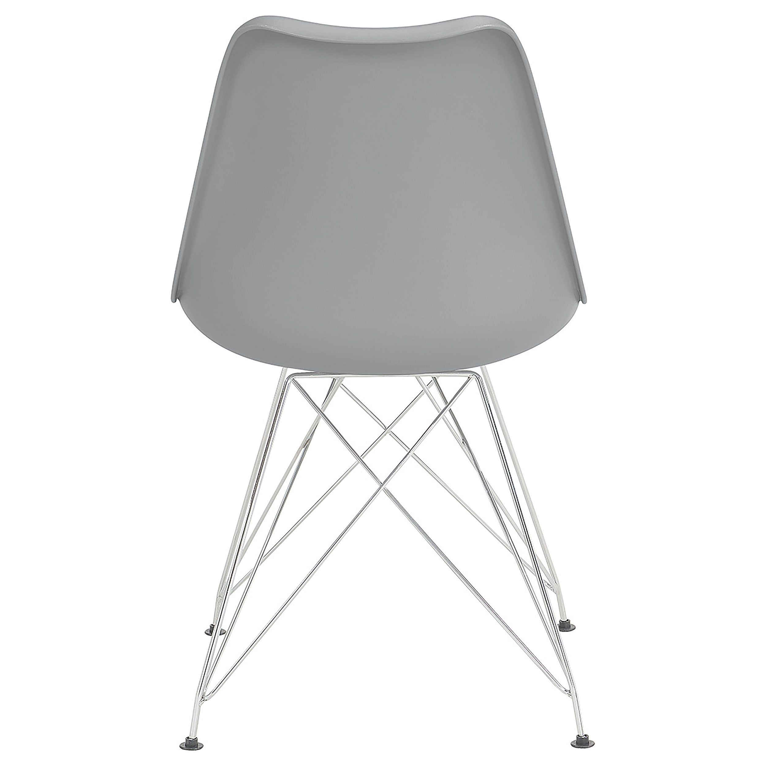 Juniper Polypropylene Dining Side Chair Black (Set of 2)