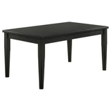 Appleton Rectangular 59-inch Dining Table Brown Brushed