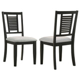 Appleton Wood Dining Side Chair Distressed White (Set of 2)