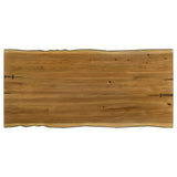 Bexley 90-inch Live Edge Dining Table Natural Honey
