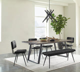 Misty  Rectangular Dining Set Sheesham and Camel