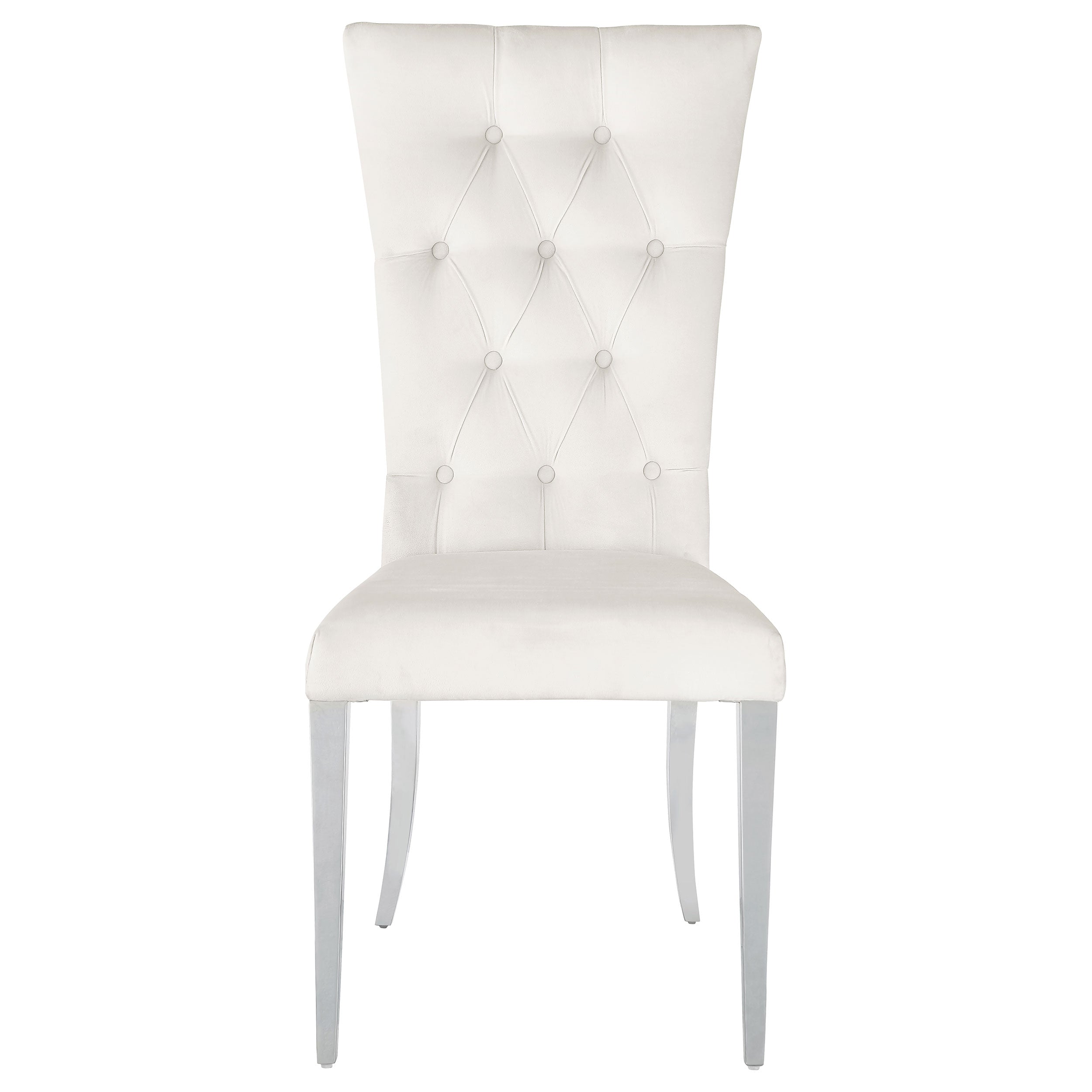 Kerwin Velvet Upholstered Dining Side Chair Grey (Set of 2)