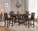 Dewey  Rectangular Dining Table Set Walnut
