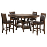 Dewey  Rectangular Dining Table Set Walnut