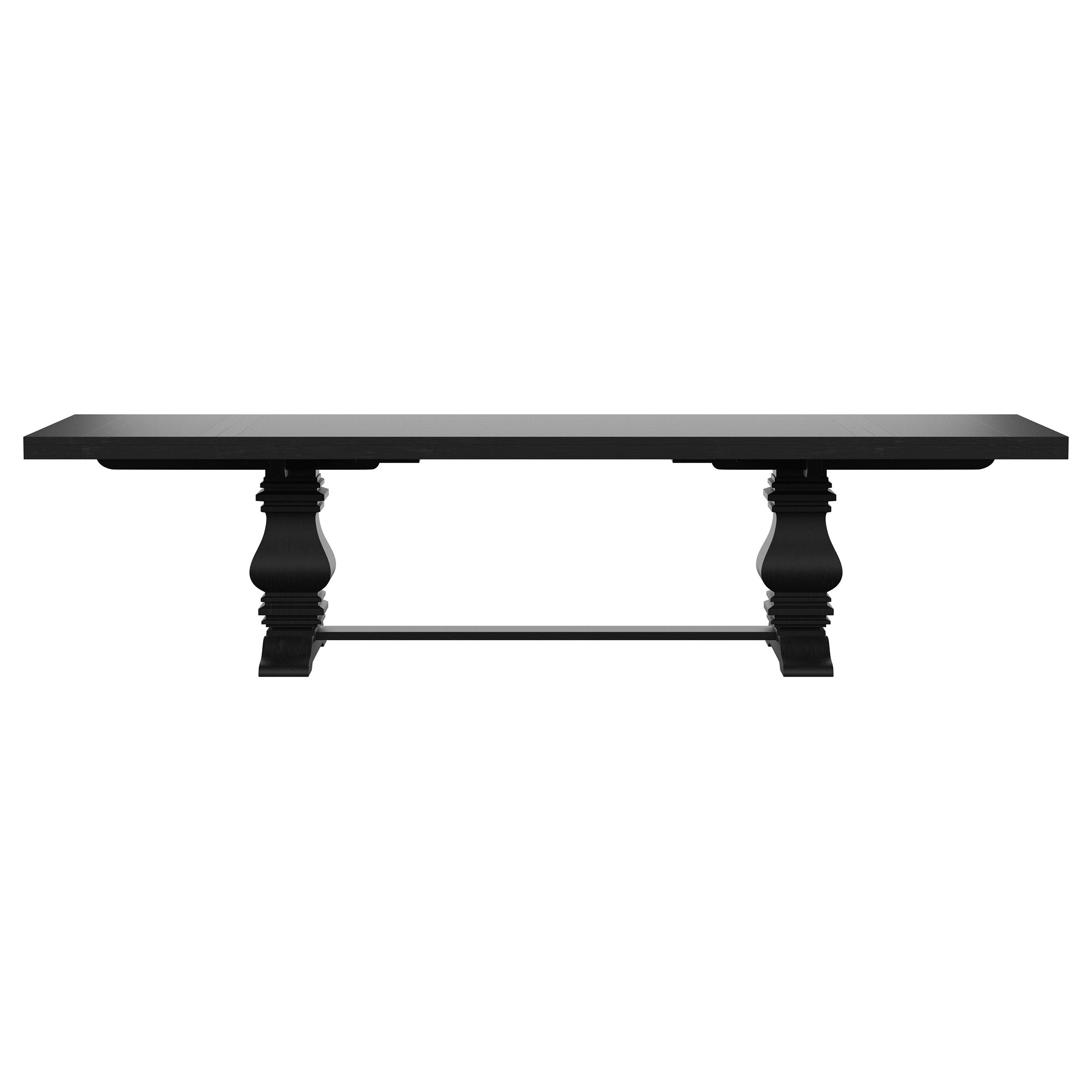 Florence  126-inch Extension Dining Table Set Beige