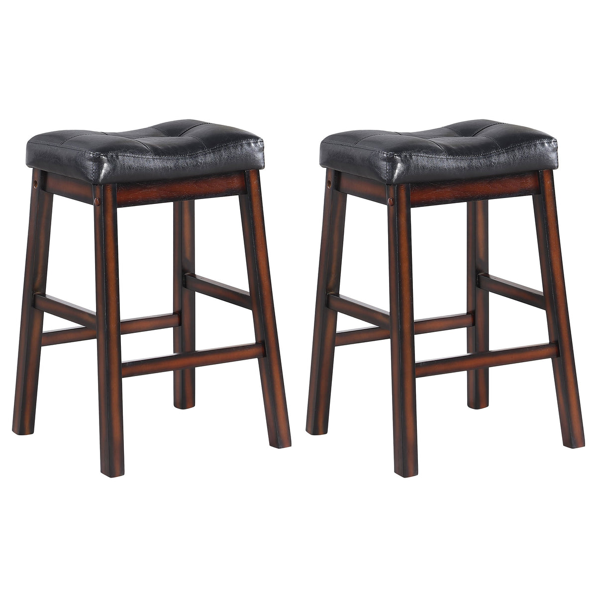 Donald Upholstered Bar Stool Cappuccino (Set of 2)