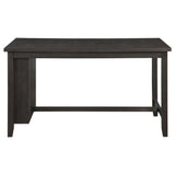 Elliston  Counter Height Dining Table Set Dark Grey