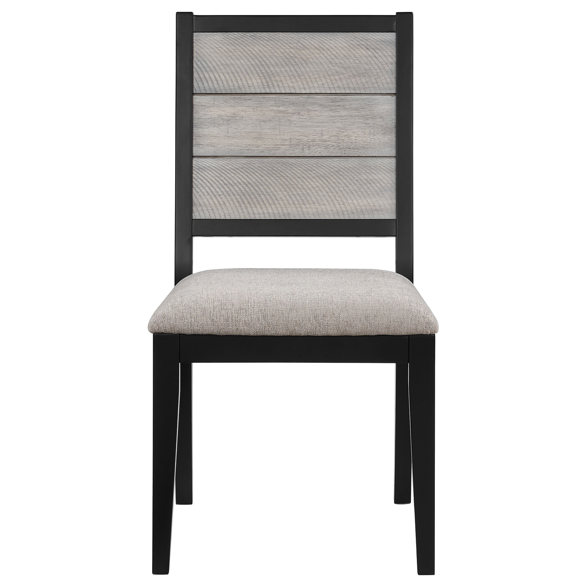 Elodie  Rectangular Extension Leaf Dining Set Black