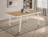 Nogales Rectangular 71-inch Wood Dining Table Coastal Grey