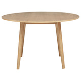 Andrews 48-inch Round Wood Dining Room Table Light Ash
