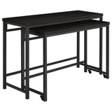 Hawes  Multipurpose Counter Height Table Set Black