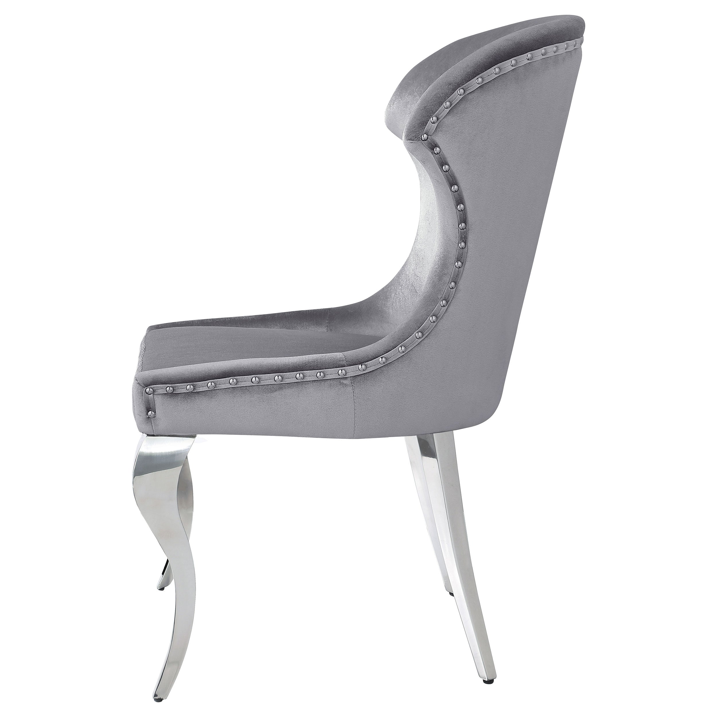 Cheyanne Upholstered Dining Side Chair Black (Set of 2)