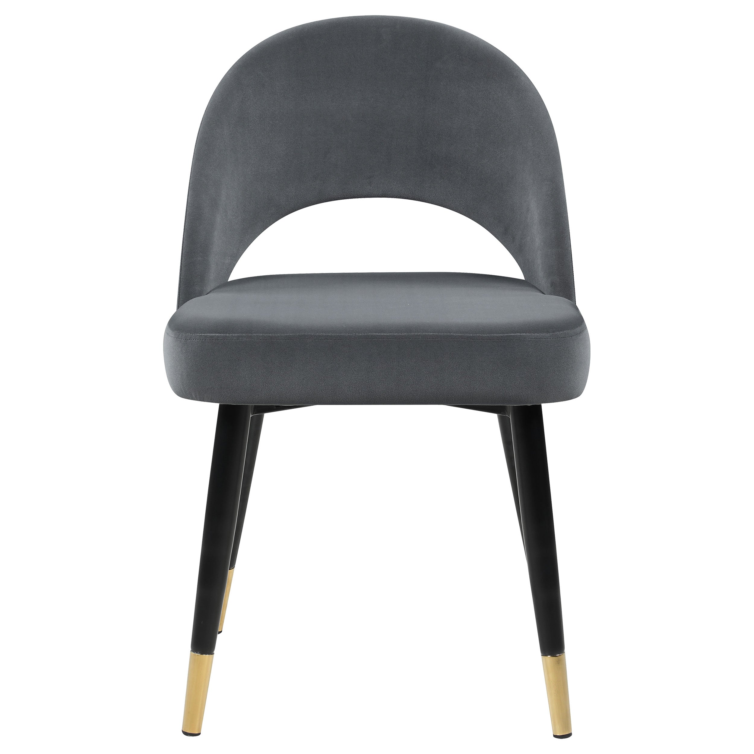 Lindsey Upholstered Dining Side Chair Black (Set of 2)