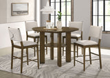Ottowa  Round Counter Height Dining Room Set Brown