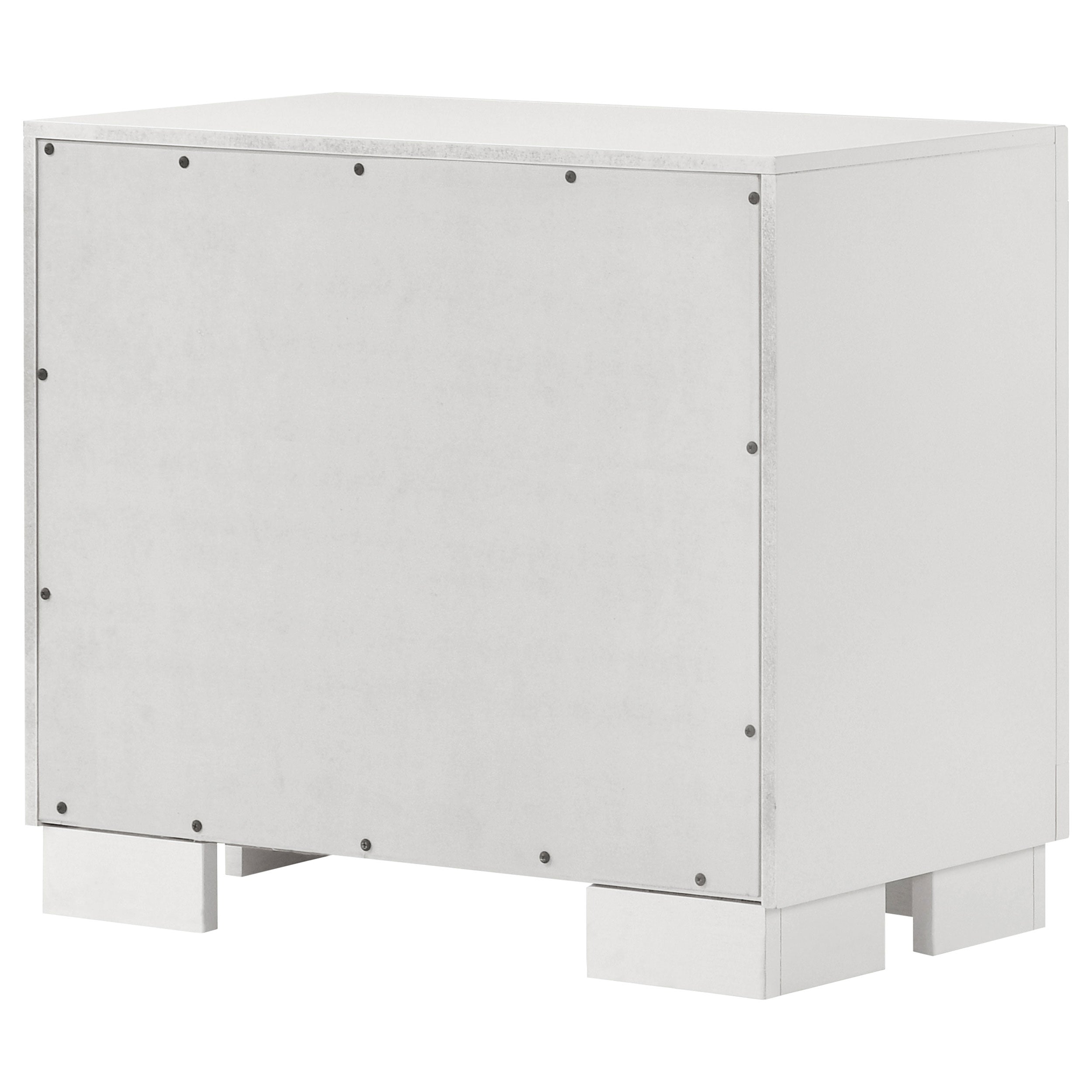Jessica 2-drawer Nightstand Cappuccino