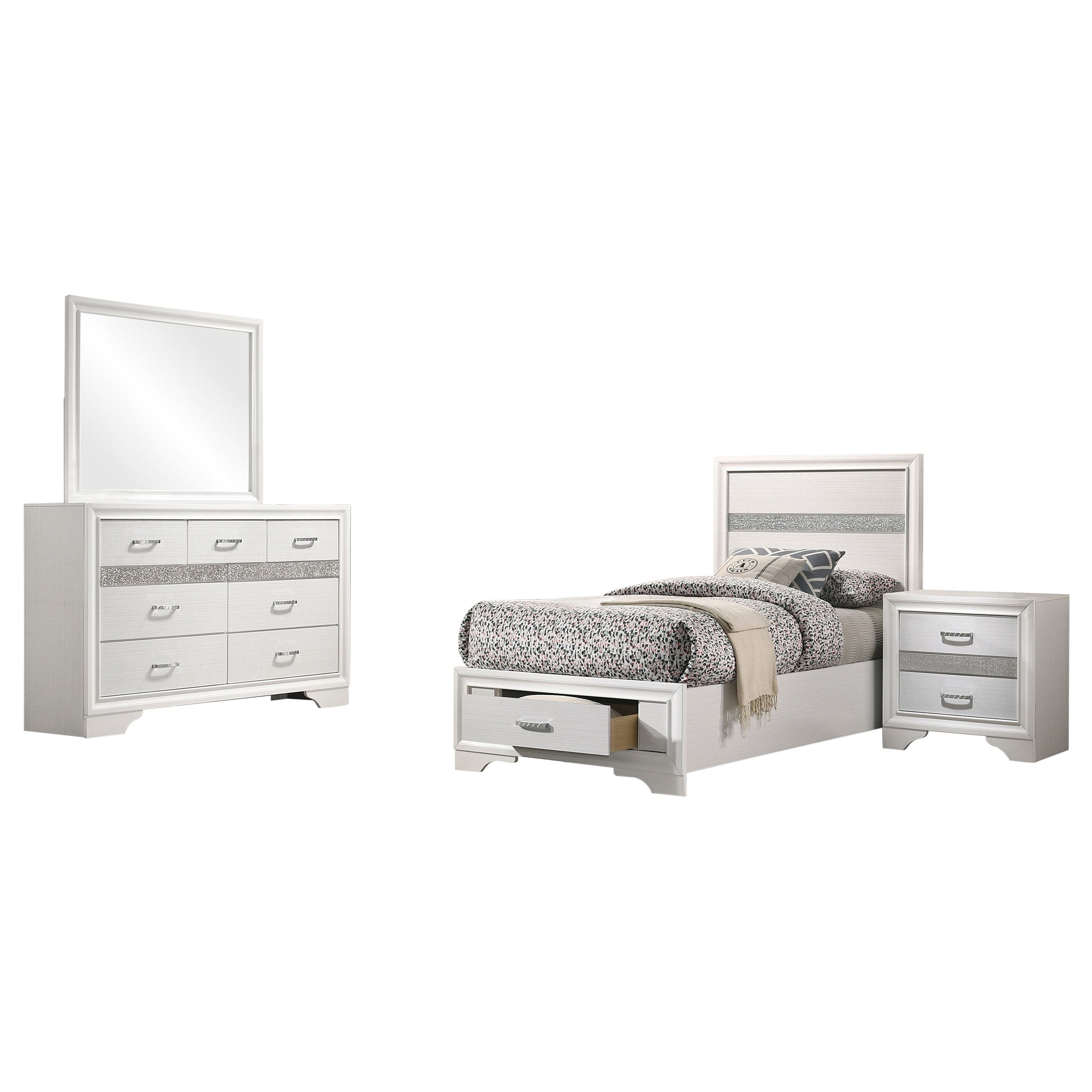 Miranda  California King Bedroom Set Black