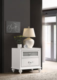 Barzini 2-drawer Nightstand Black