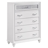 Barzini 5-drawer Bedroom Chest Black