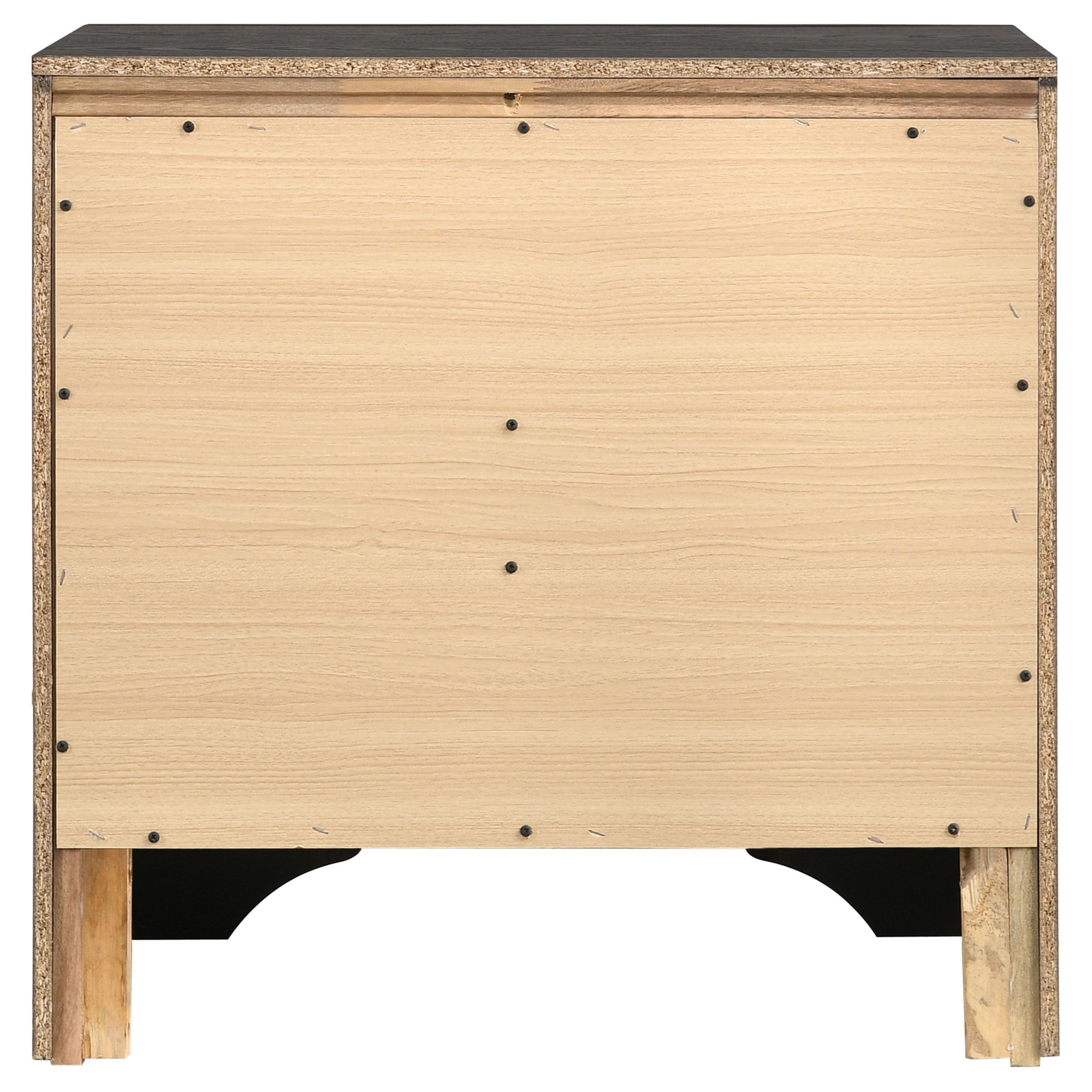 Melody Upholstered 2-drawer Nightstand Grey