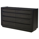 Leandro 8-drawer Bedroom Dresser Cabinet Burnished Black