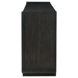 Leandro 8-drawer Bedroom Dresser Cabinet Burnished Black