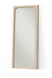 Solano 80-inch Full Length Floor Mirror Weathered Mango