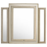 Lorient LED Dresser Mirror Ivory and Camel