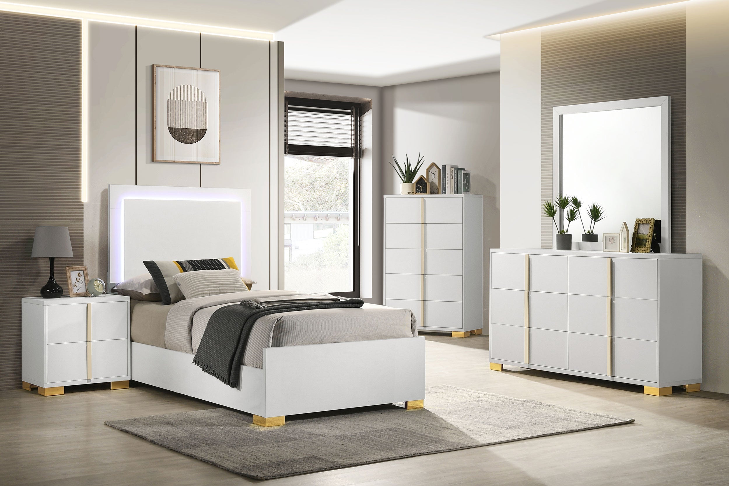 Marceline   Bedroom Set Black