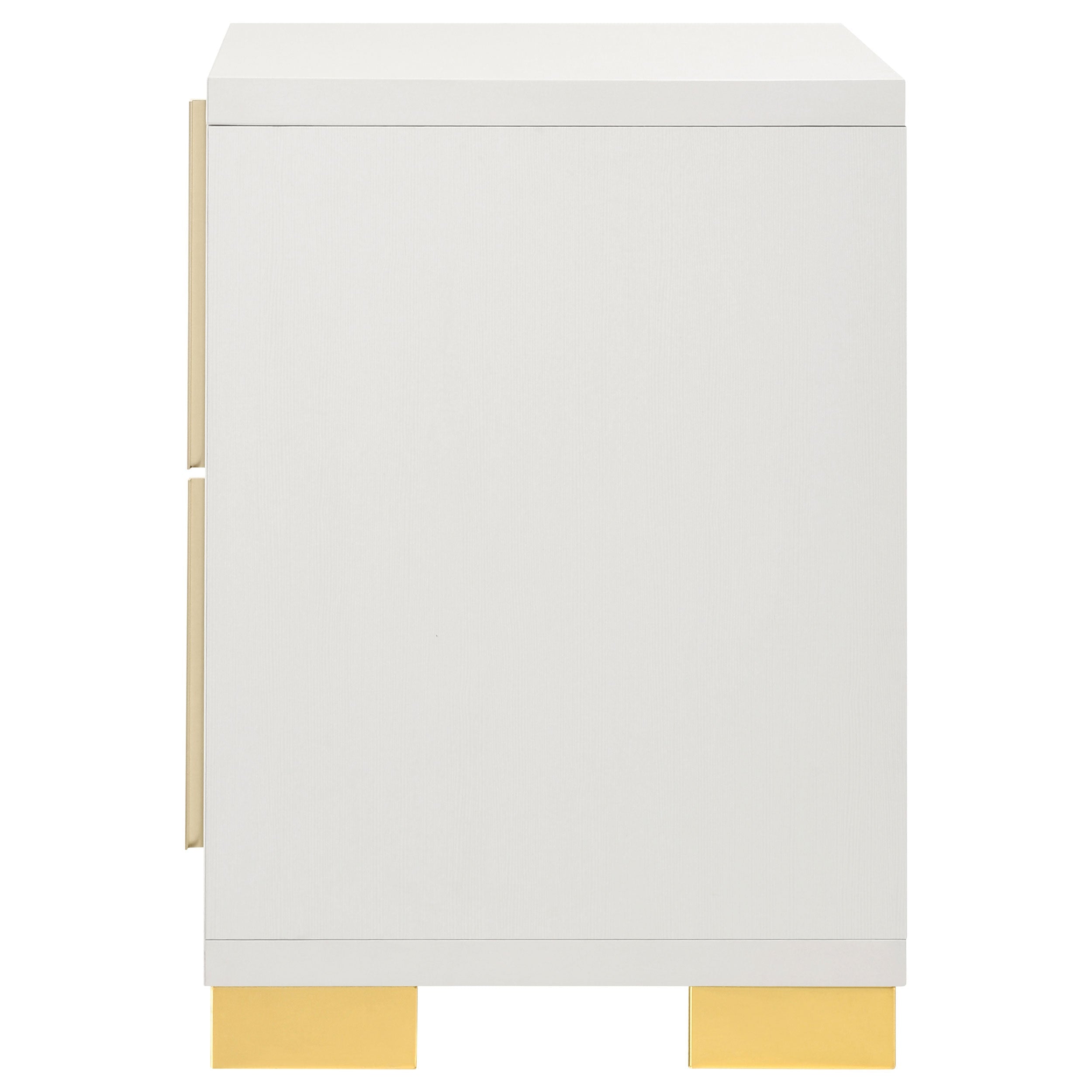 Marceline 2-drawer Nightstand Black