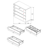 Winslow 4-drawer Bedroom Chest Smokey Walnut