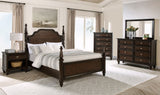 Andover Bedroom Set Dark Oak