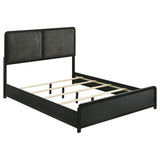 Cavelle 51-inch Upholstered  Bed Black